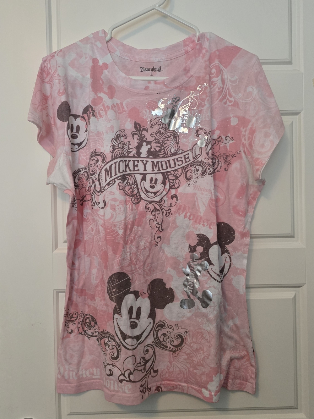 Disneyland Mickey Mouse Pink Women's Tee